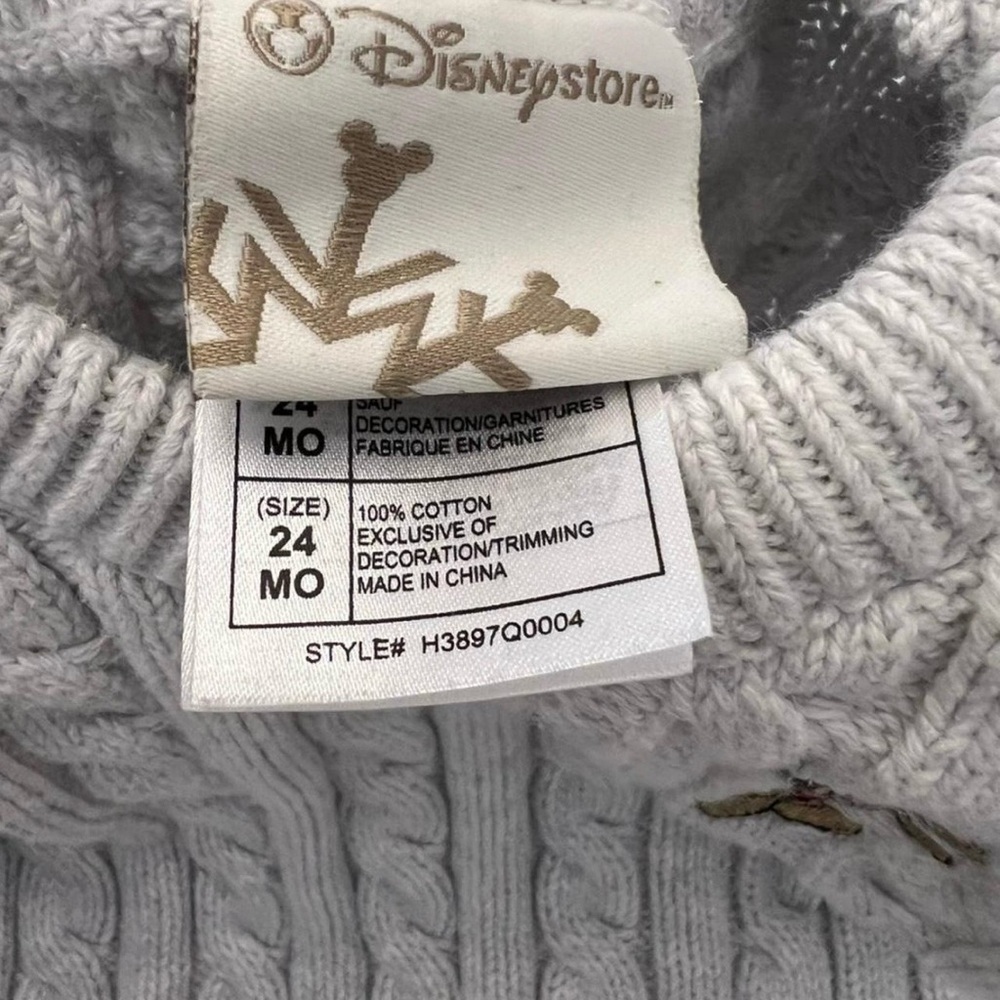 Disney Mickey Mouse Gray Sweater Vest - Picture 3 of 5